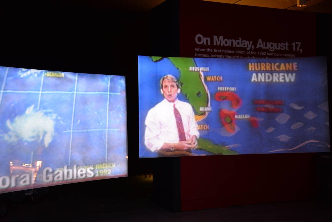 Bryan Norcross provided marathon coverage during Hurricane Andrew for WTVJ in Miami. He spent 23 hours straight on the air as the Category 5 storm ravaged South Miami-Dade on Aug. 24, 1992.