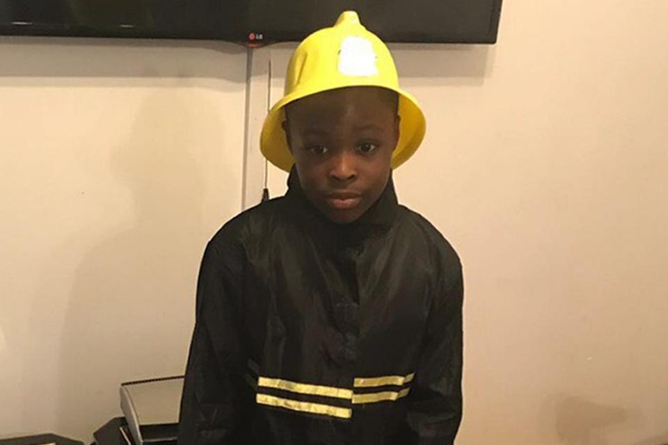 Joel Urhie, seven, died in the arson attack (PA)