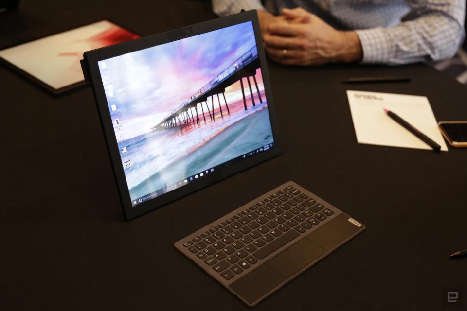 Lenovo ThinkPad X1 foldable concept PC

Chris Velazco / Engadget