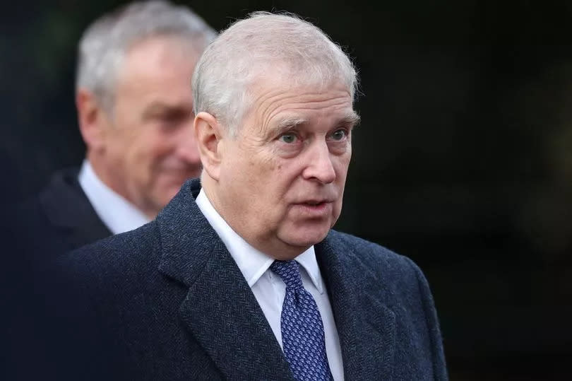 Prince Andrew, who lives at Royal Lodge