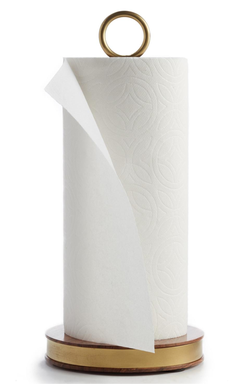 An actually cute paper towel holder is a big freaking deal. You have to look at it every day, after all. <a rel="nofollow noopener" href="https://click.linksynergy.com/deeplink?id=FFSlEqCCN*I&mid=1237&murl=https://shop.nordstrom.com/s/nordstrom-at-home-acacia-wood-paper-towel-holder/4836342" target="_blank" data-ylk="slk:SHOP NOW;elm:context_link;itc:0;sec:content-canvas" class="link ">SHOP NOW</a>: Acacia Wood Paper Towel Holder by Nordstrom at Home, $26 $39