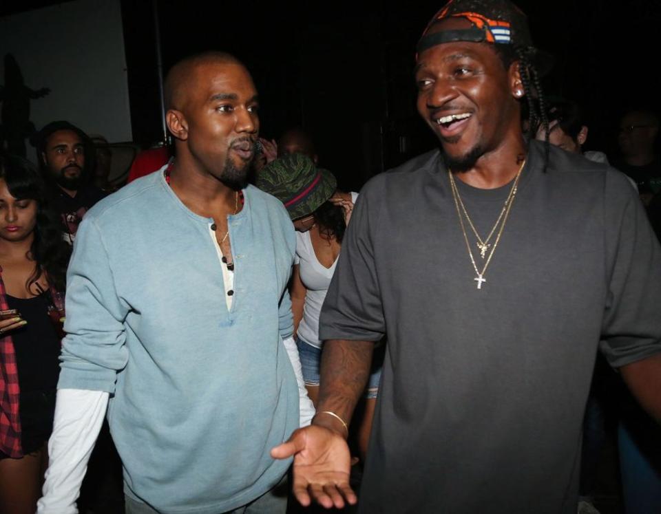 Kanye West and Pusha T