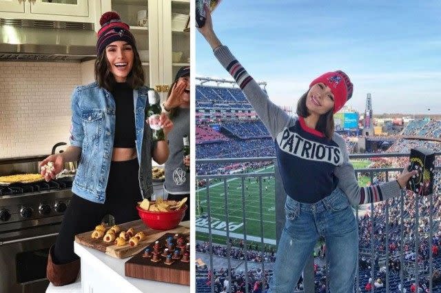 Take a style cue from these celebrity sports fans!