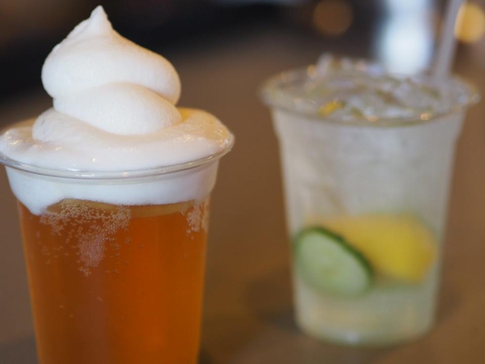 frozen beer from the japan pavilion at epcot disney world