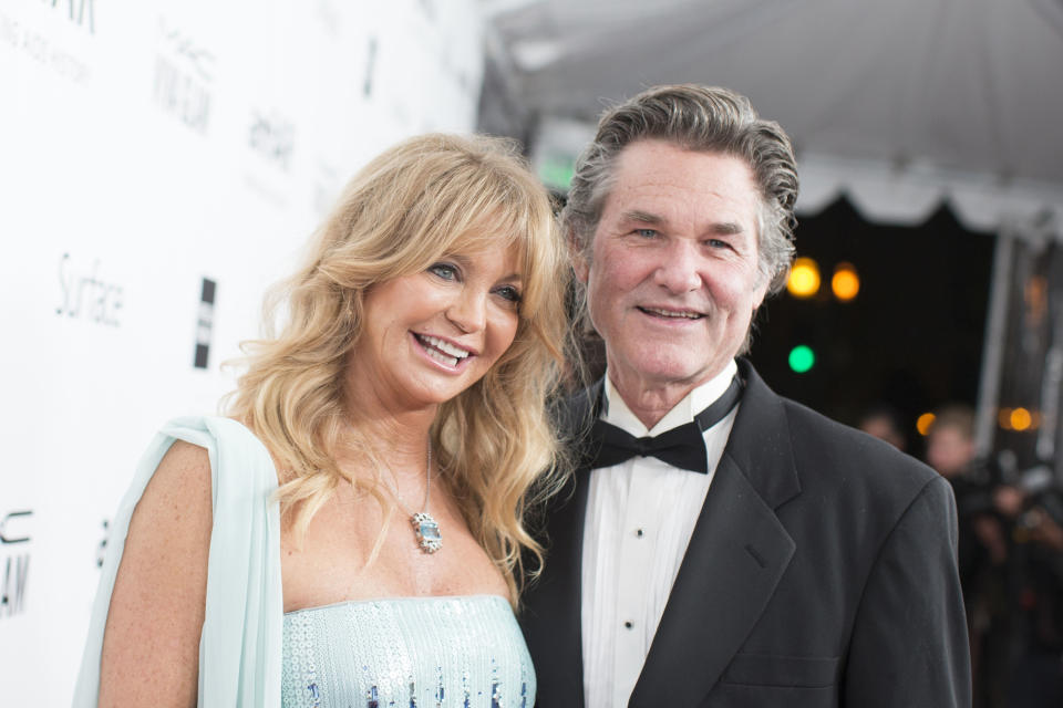 Goldie Hawn and Kurt Russell