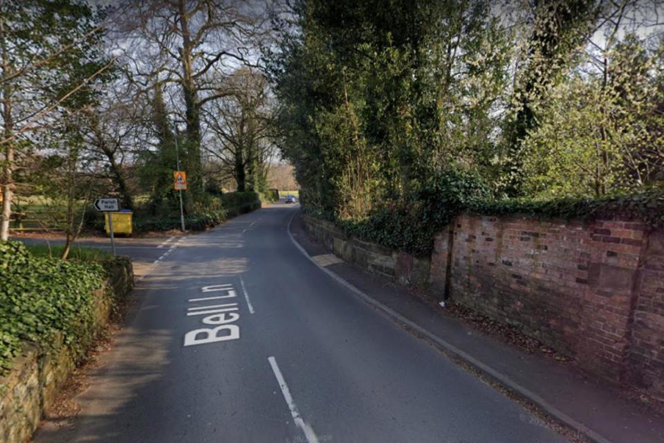 Mr Wood and a friend were walking near Thelwall Parish Hall after midnight on January 1 <i>(Image: Google Maps)</i>