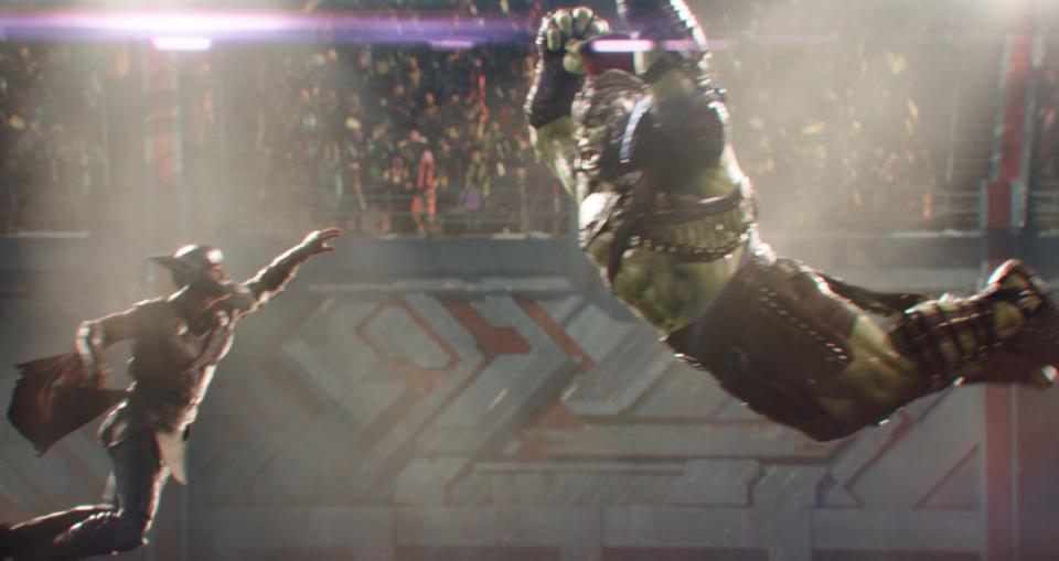 Friends from work… Thor and Hulk in ‘Thor: Ragnarok’ (credit: Marvel Studios)