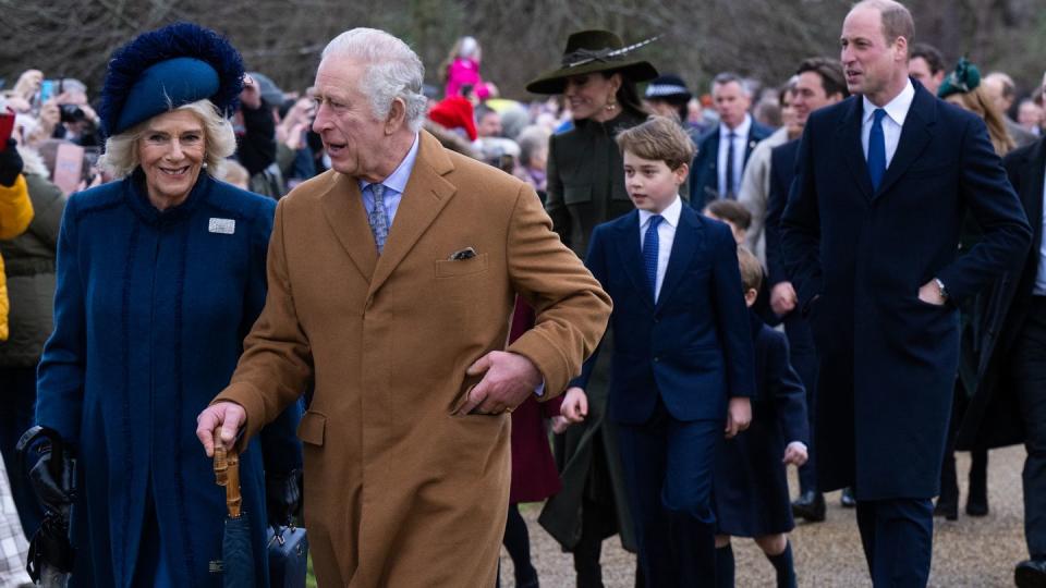 king charles iii celebrates first christmas as monarch with royal family