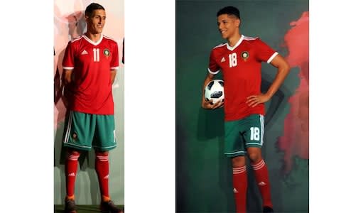 Morocco 2018 Russia World Cup home kit - Credit: Adidas