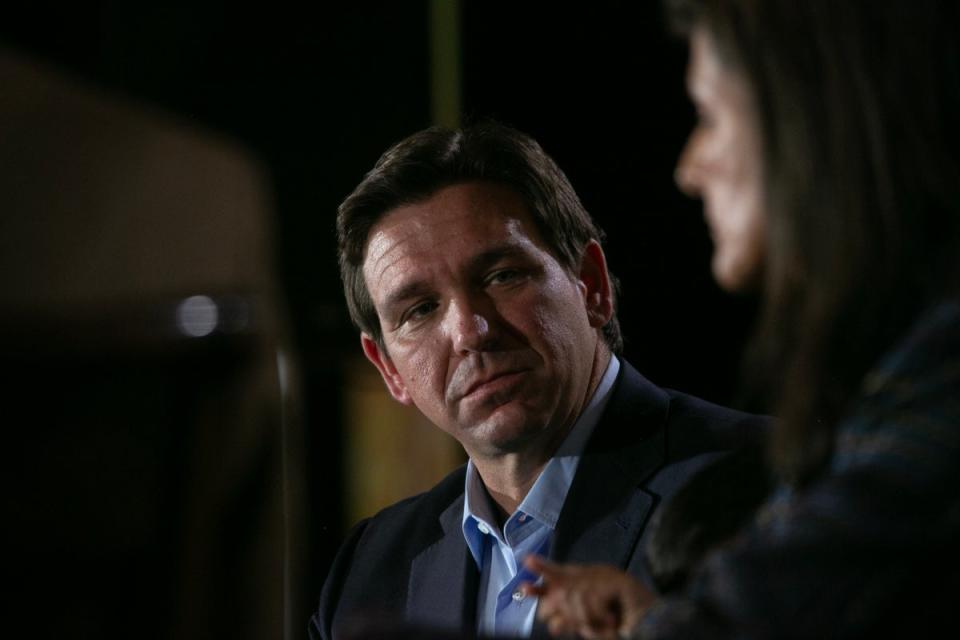 Ron DeSantis has fallen in polls (Getty Images)