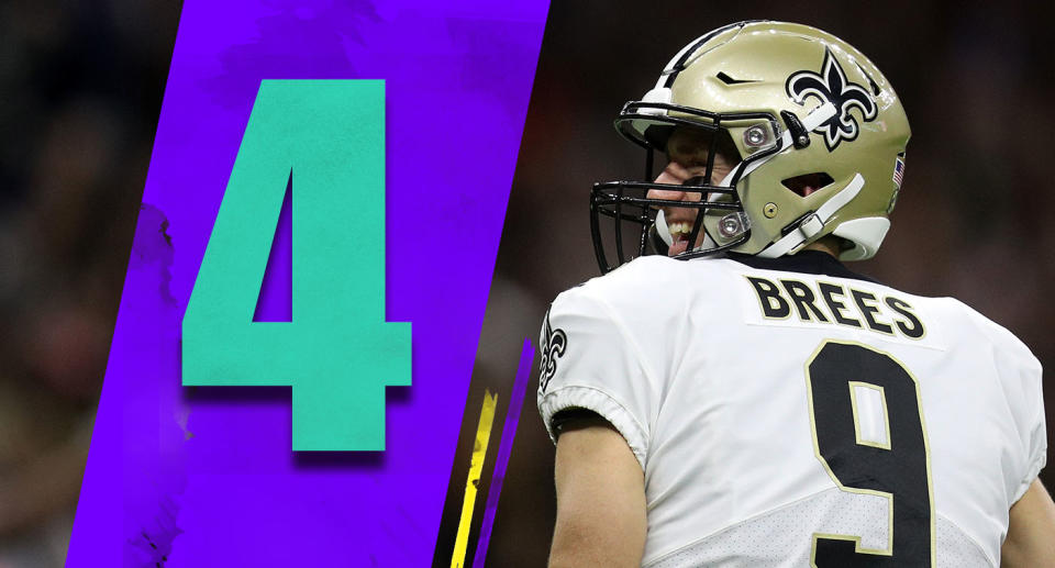 <p>It’s always best to find ways to win while you iron out problems. The Saints were not an impressive 3-1, but they were 3-1. And after a complete domination on Monday night, their 4-1 record allows them to move way up in the rankings. (Drew Brees) </p>