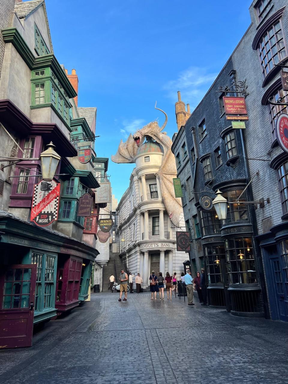 Only Universal Studios Florida's Wizarding World of Harry Potter invites guests to explore Diagon Alley.