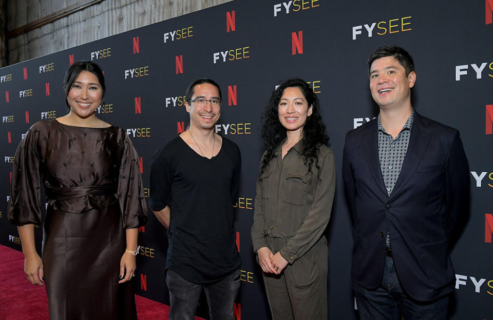 Emily Dean, Alex Yee, Quyen Tran and Joe Wong - Credit: Charley Gallay/Getty Images