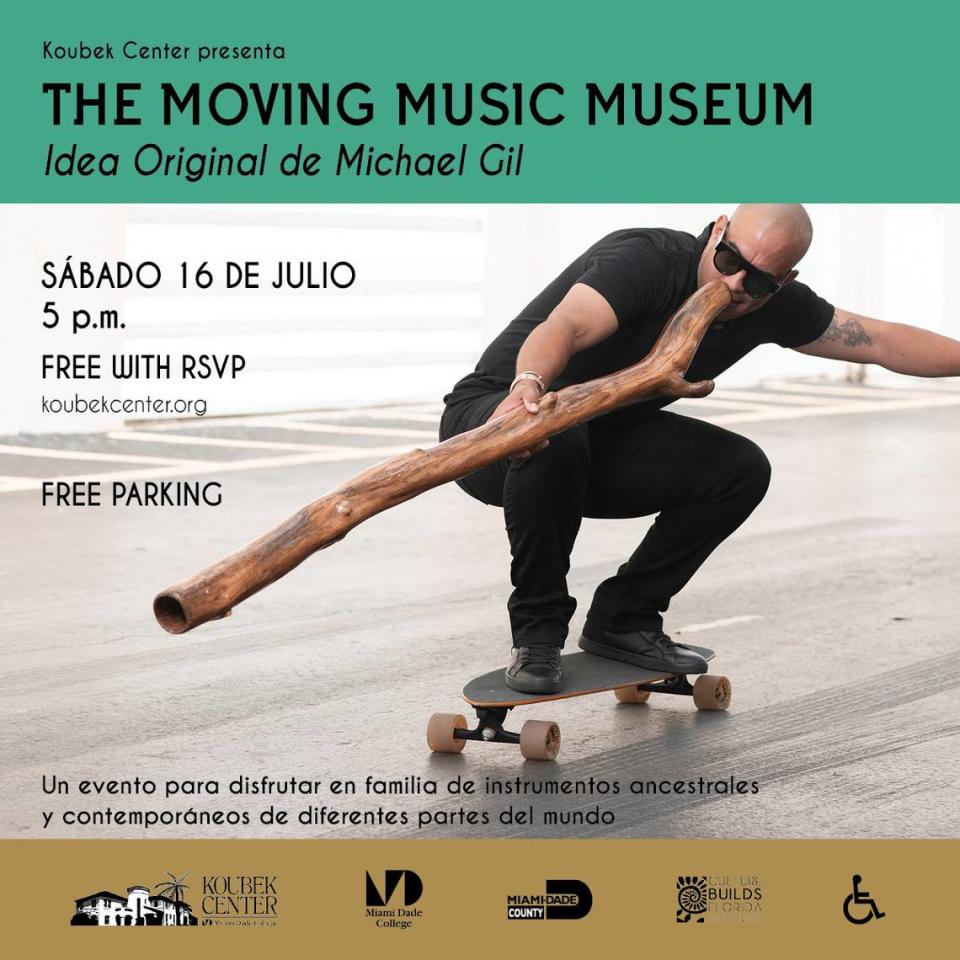 El Museo de la música en movimiento con Michael Gil en el Koubek Center.