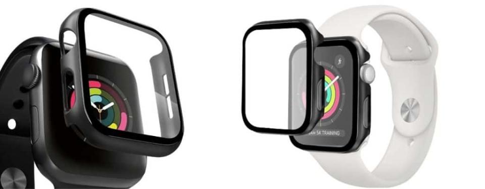 amFilm Apple Watch Case with Built-in Screen Protectors