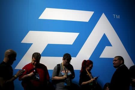 An Electronic Arts (EA) video game logo is seen at the Electronic Entertainment Expo, or E3, in Los Angeles, California, United States, June 17, 2015. REUTERS/Lucy Nicholson