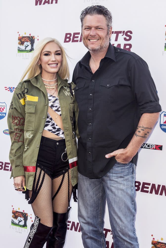 Gwen Stefani and Blake Shelton | Harmony Gerber/Getty