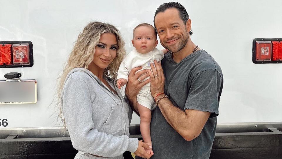 PHOTO: Daniella Karagach and husband Pasha Pashkov welcomed their daughter Nikita in May 2023. (Courtesy of Daniella Karagach)