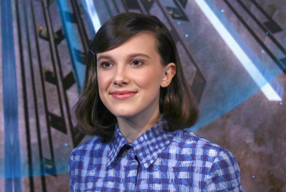 Actress Millie Bobby Brown photographed at the Empire State Building in November 2018. [Photo: Getty]