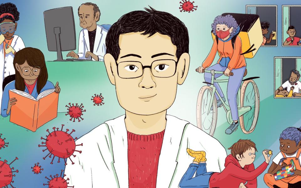 Francesca Cavello has produced a free e-book for children called Doctor Li and the Crown-Wearing Virus