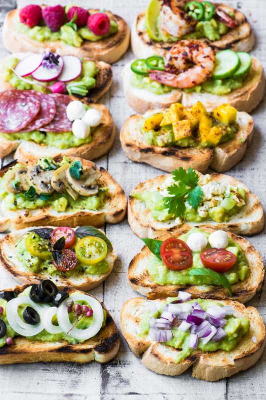 <p>The View From Great Island</p><p>Admit it: You've always wanted to eat avocado toast for dinner, and this meal is healthy and lots of fun!</p><p><strong>Get the recipe: </strong><a href="https://theviewfromgreatisland.com/guacamole-bruschetta-bar/" rel="nofollow noopener" target="_blank" data-ylk="slk:Guacamole Bruschetta Bar;elm:context_link;itc:0;sec:content-canvas" class="link rapid-noclick-resp">Guacamole Bruschetta Bar</a></p><p><strong>Related: <a href="https://parade.com/1122737/felicialim/best-thanksgiving-charcuterie-board-ideas/" rel="nofollow noopener" target="_blank" data-ylk="slk:25 Epic Thanksgiving Charcuterie Boards to Enjoy on Turkey Day!;elm:context_link;itc:0;sec:content-canvas" class="link rapid-noclick-resp">25 Epic Thanksgiving Charcuterie Boards to Enjoy on Turkey Day!</a></strong></p>