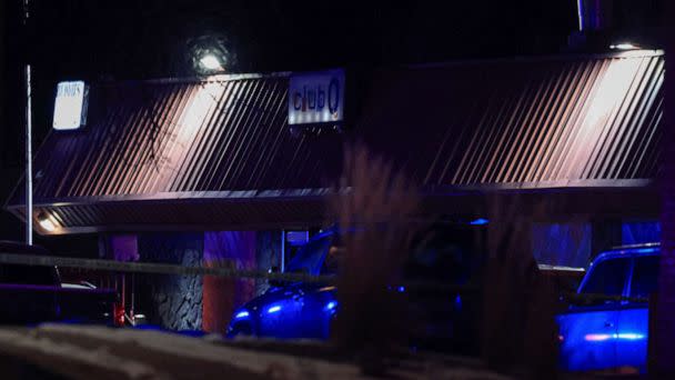 PHOTO: General view of the Club Q LGBTQ nightclub as police respond to a mass shooting in Colorado Springs, Colorado, Nov. 20, 2022. (Kevin Mohatt/Reuters)