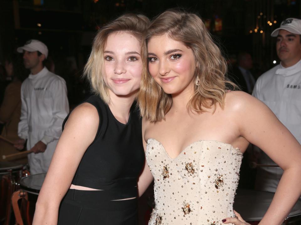 Autumn Shields (left) and Willow Shields in 2015.