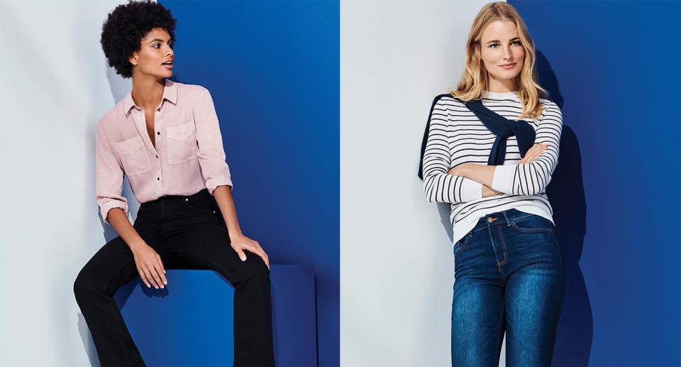 Holly Willoughby (not pictured) stars in the M&S autumn campaign which features the brand's stylish High Waisted Skinny Jeans. (M&S)