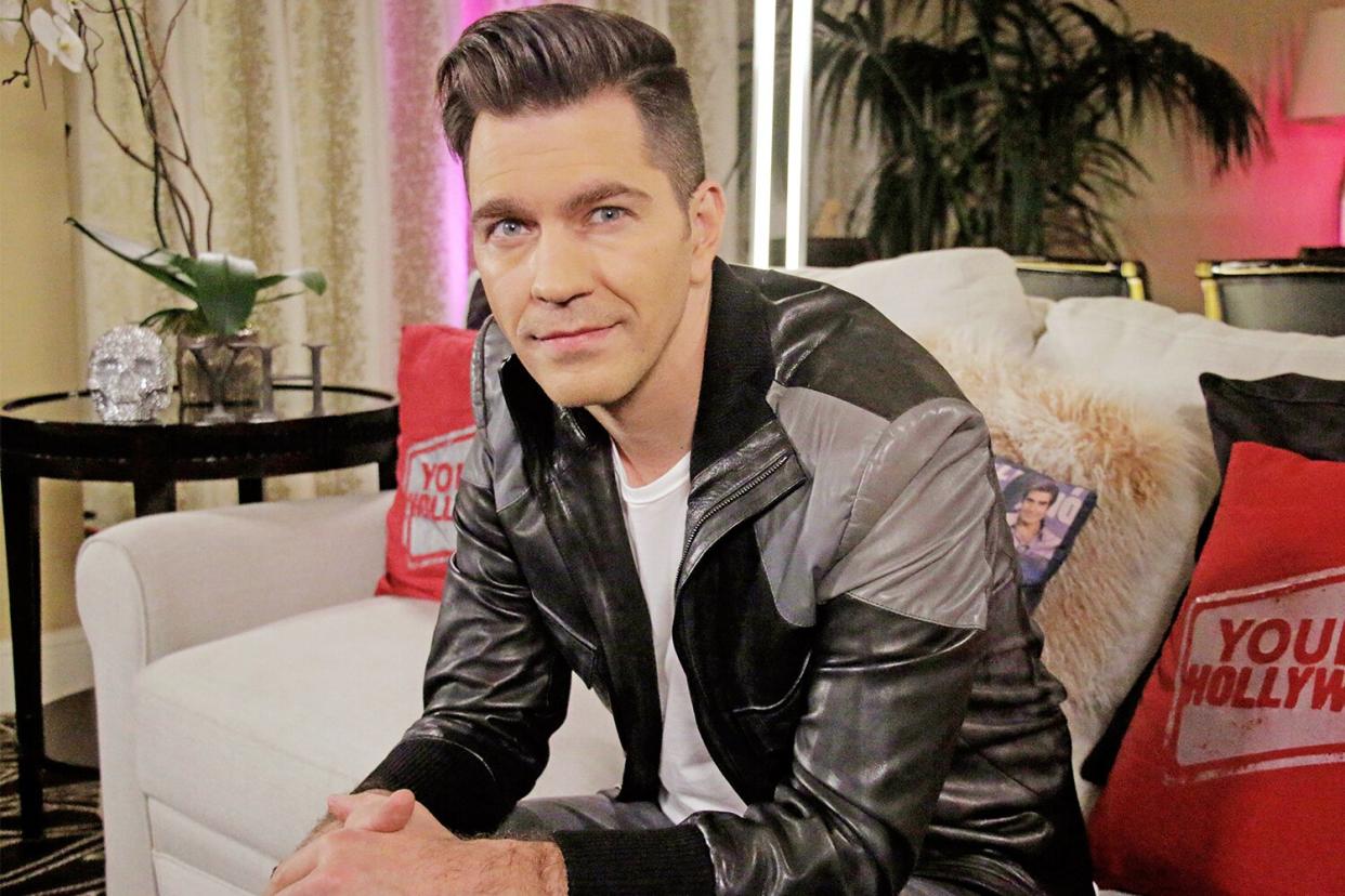 LOS ANGELES, CA - December 20: (EXCLUSIVE COVERAGE) Andy Grammer visits the Young Hollywood Studio on December 20, 2017 in Los Angeles, California. (Photo by David Mendez/Young Hollywood/Getty Images)