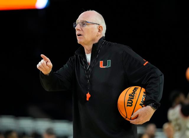 Miami head coach Jim Larranaga is making his second appearance to the Final Four.