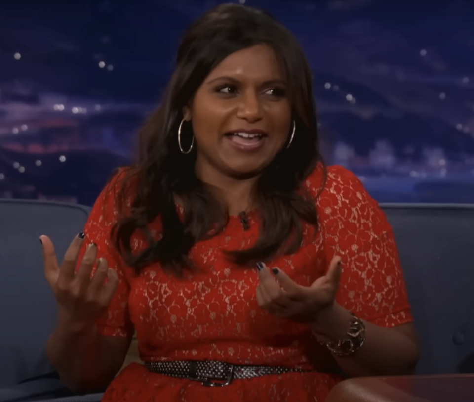 Closeup of Mindy Kaling