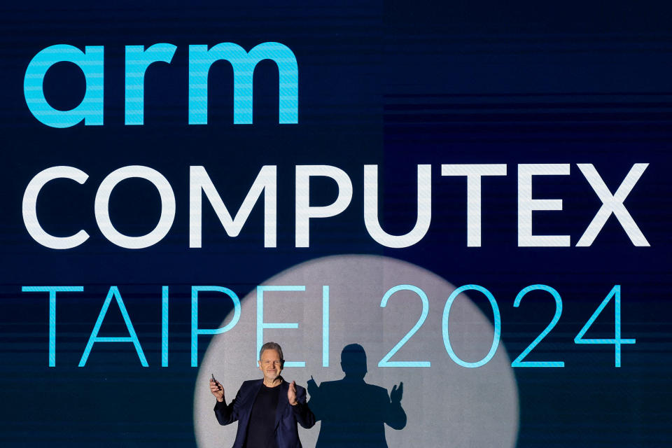 ARM CEO Rene Haas speaks at the COMPUTEX forum in Taipei, Taiwan June 3, 2024. REUTERS/Ann Wang