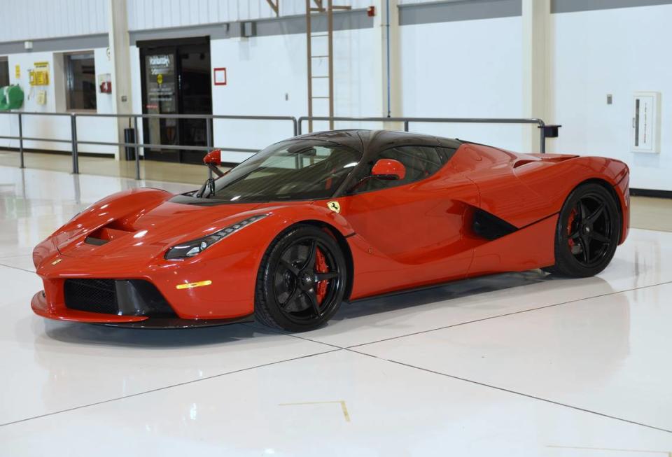 NASCAR team owner Rick Hendrick’s 950-horsepower Ferrari LaFerrari reaches 60 mph in 2.5 seconds and completes a quarter-mile in 9.8 seconds, Charlotte Motor Speedway officials said.