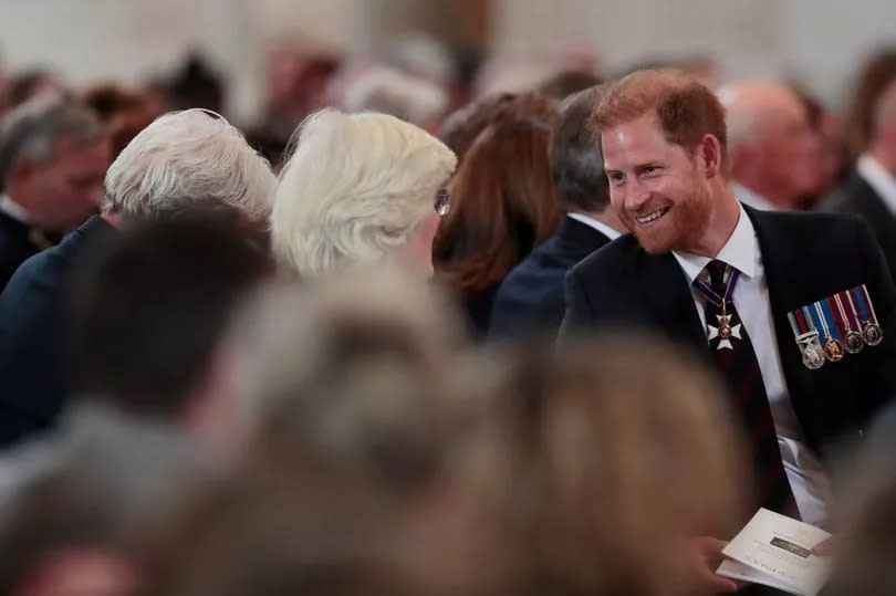 Prince Harry, the Duke of Sussex attends The Invictus Games Foundation 10th Anniversary Service at St Paul's Cathedral