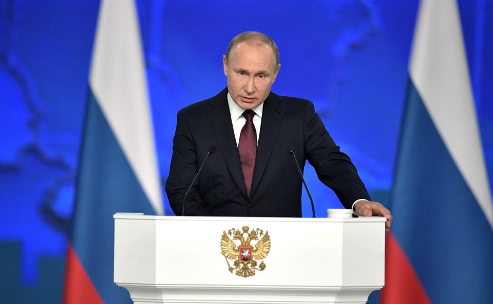 俄羅斯總統弗拉迪米爾·普丁（Vladimir Putin）前(16)日簽署一項新法案，將加密貨幣支付定為非法。   圖：俄羅斯總統官網（資料照片）