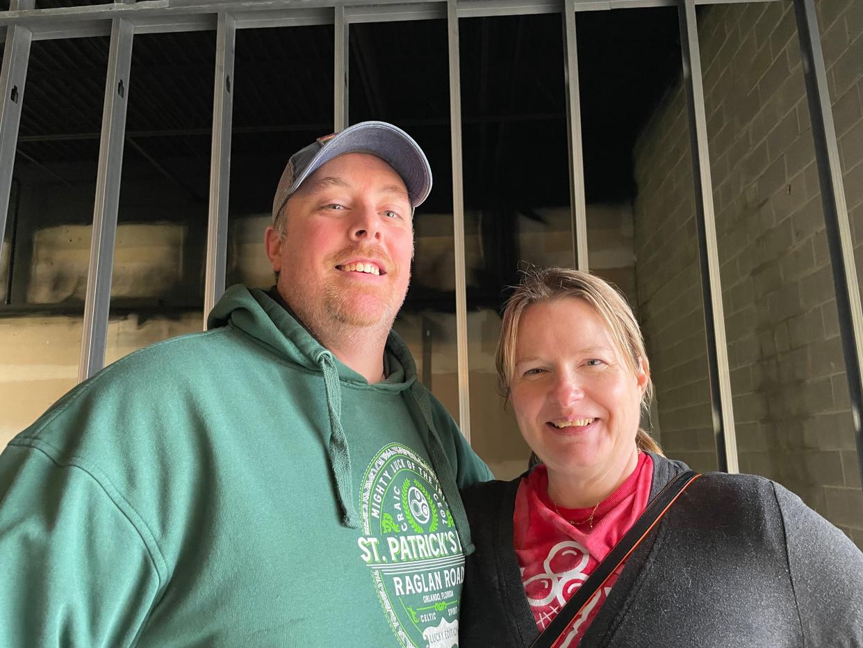 Owners of Hippy Dippy Creamery, Matthew and Jamie Faulkner on April 17, 2024. They plan to open an additional Hippy Dippy location in Fort Gratiot by the end of May.