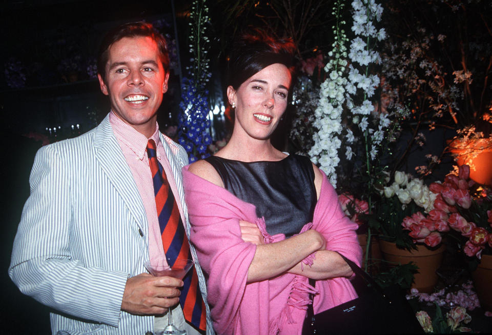 Kate and Andy Spade in 1999. (Photo: Globe Photos/ZUMAPRESS.com)