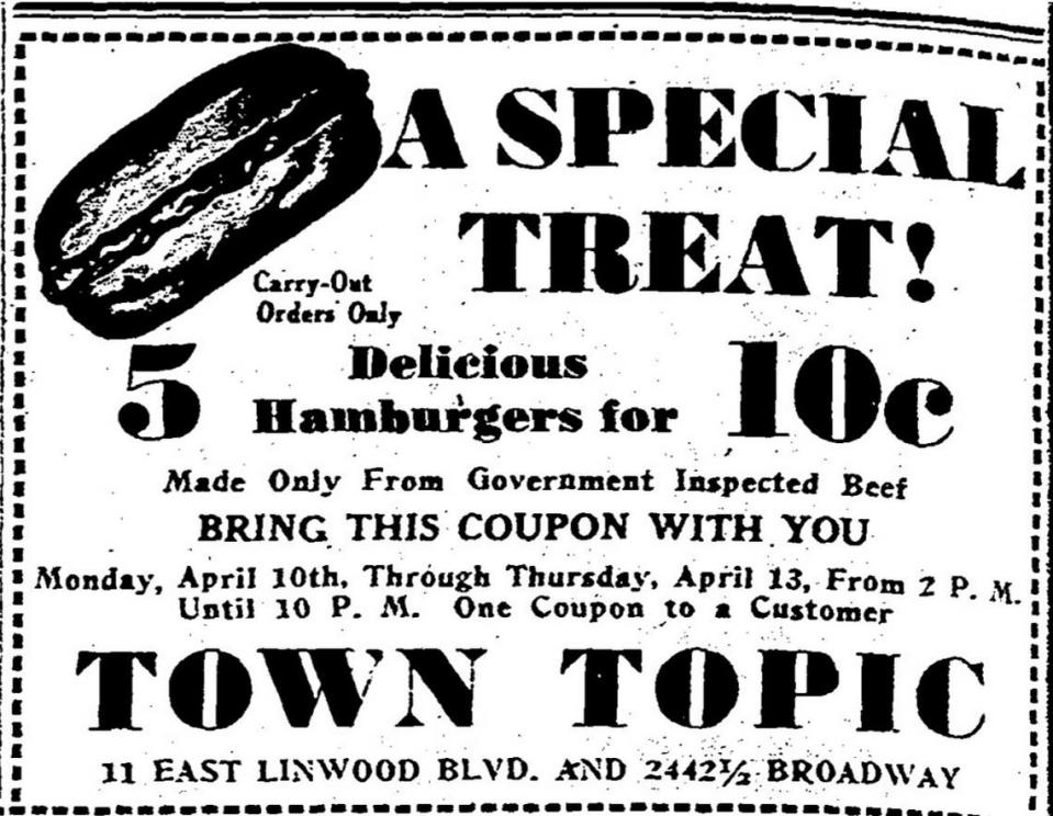 Town Topic coupon