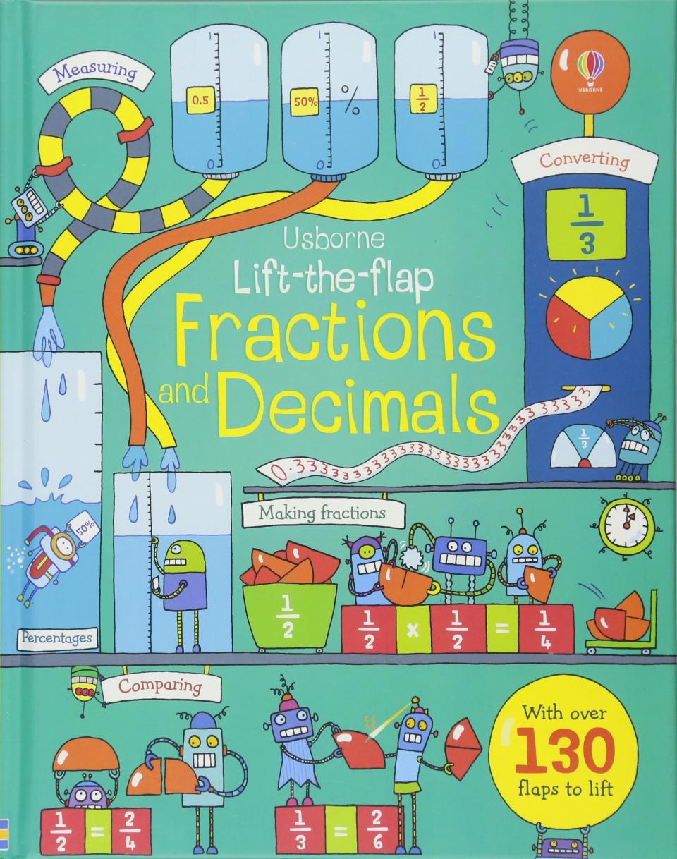 Lift-The-Flap Fractions and Decimals, S$26.60 (Photo: Amazon)