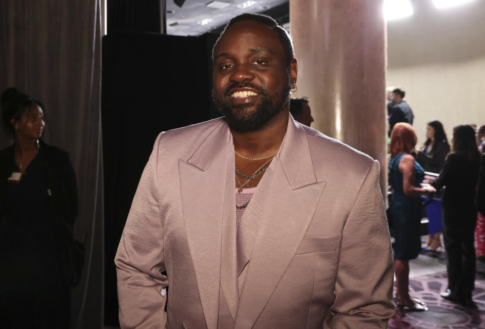 Brian Tyree Henry attends the 95th Academy Awards Nominees Luncheon on Monday, Feb. 13, 2023, at the Beverly Hilton Hotel in Beverly Hills, Calif. (Photo by Willy Sanjuan/Invision/AP)