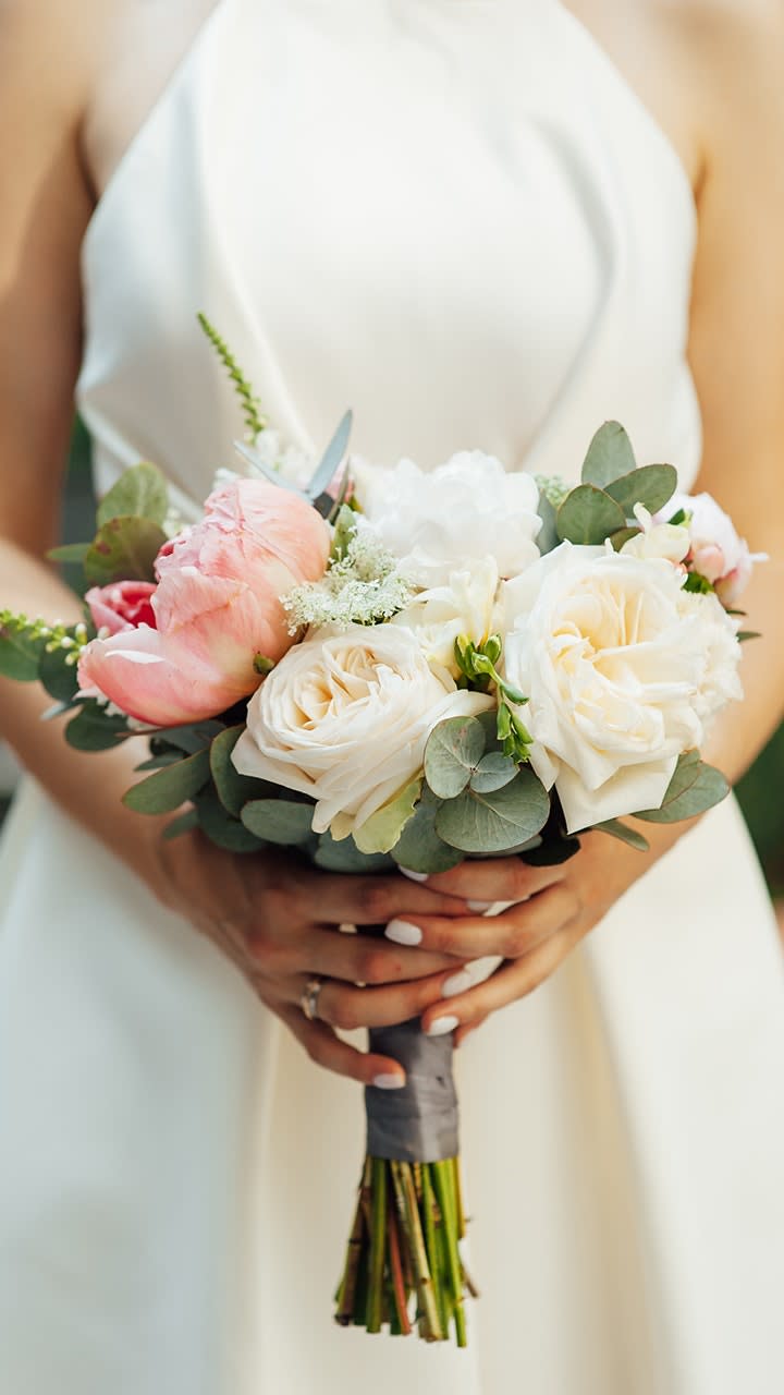 Wedding with flowers