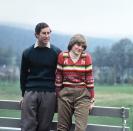 <p>When the then-heir to the throne was first introduced to Diana Spencer during a grouse hunt at Althorp (the Spencer family home), he was there with her older sister, Sarah. At their time of meeting, Prince Charles was 29 and Diana was 16. </p><p>Pictured: Prince Charles and Lady Diana Spencer holidaying at Balmoral in May 1981 during their engagement</p>