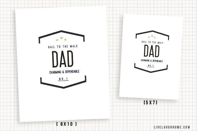 charming and dependable printable fathers day card