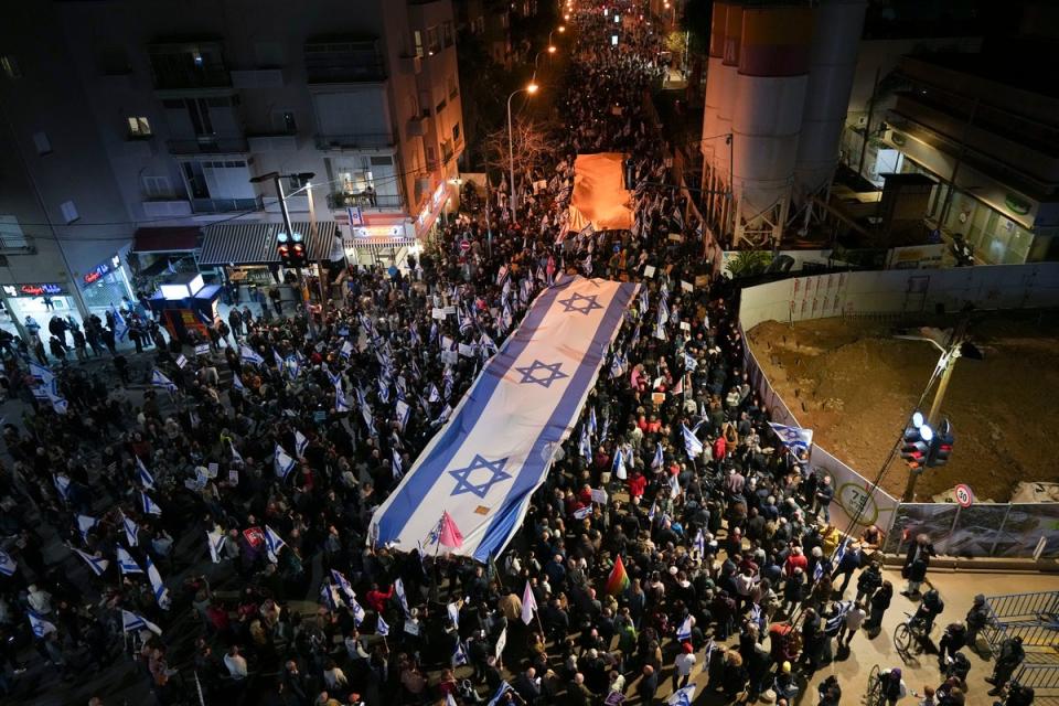 ISRAEL-PROTESTAS (AP)