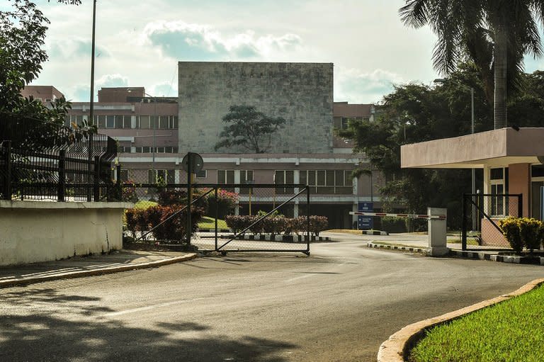 The hospital in Havana where Venezuelan President Hugo Chavez is supposedly being treated, December 11, 2012. Venezuela has never said what type of cancer Chavez has, nor which organs are affected, but doctors removed a tumor from his pelvic region last year