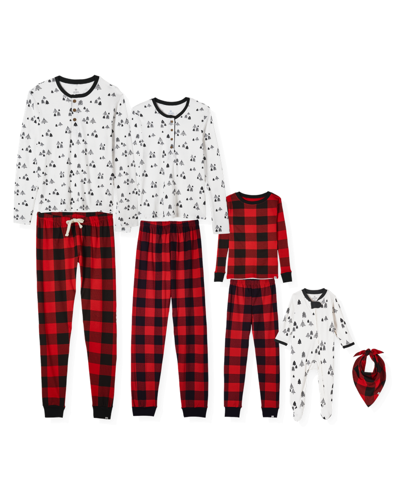 2) Organic Cotton Holiday Family Jammies Pajamas