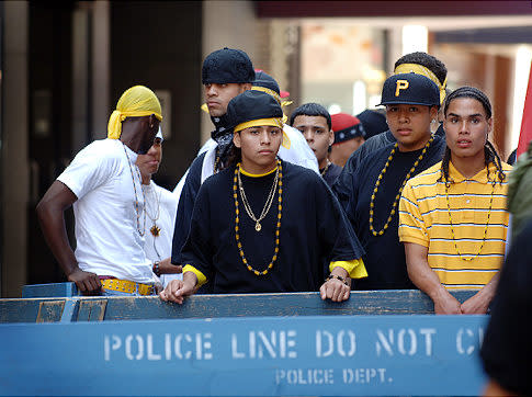 Latin Kings street gang makes Park Slope junior high's handball courts home  base