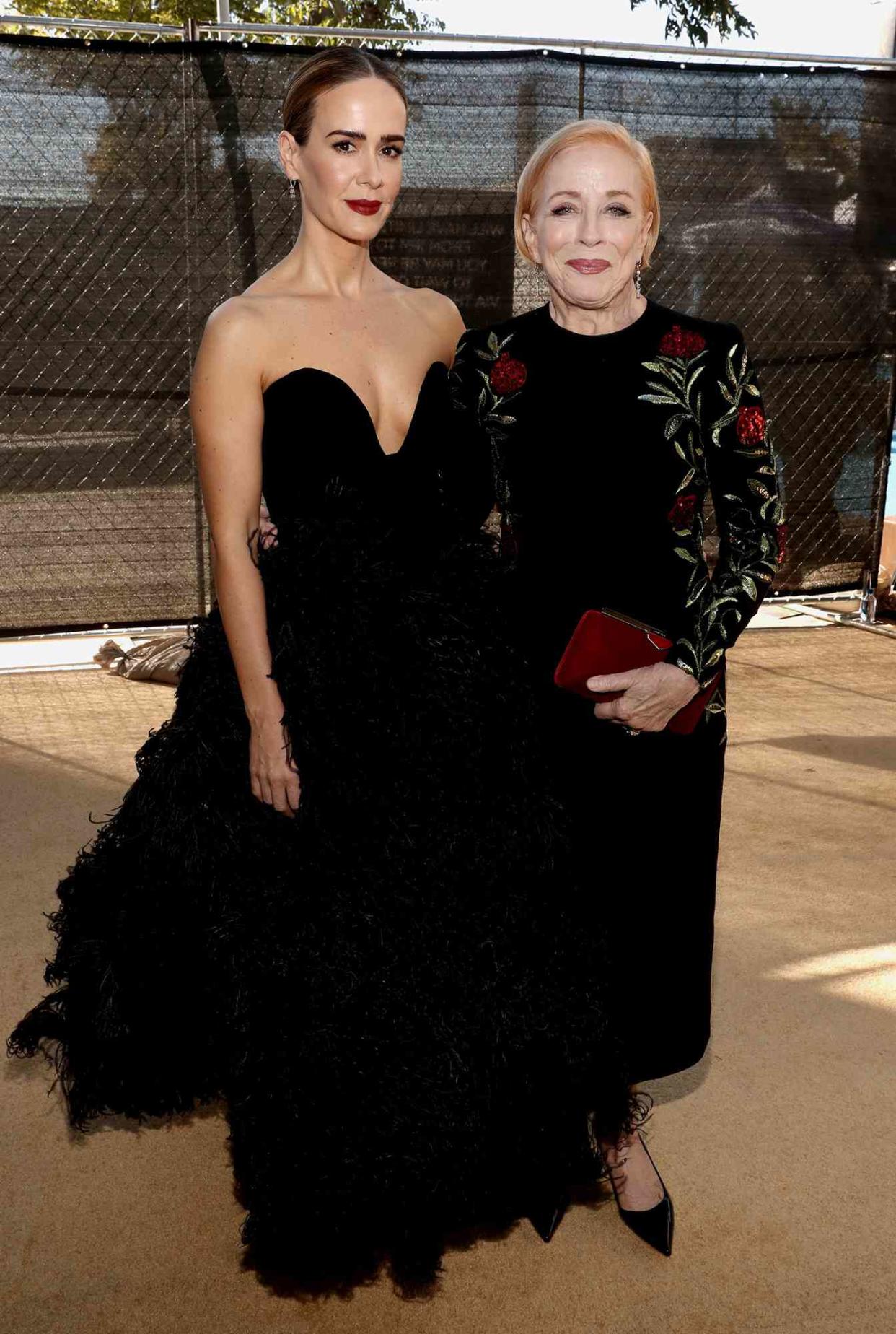 Sarah Paulson and Holland Taylor arrive to the 70th Annual Primetime Emmy Awards held at the Microsoft Theater on September 17, 2018. NUP_184218