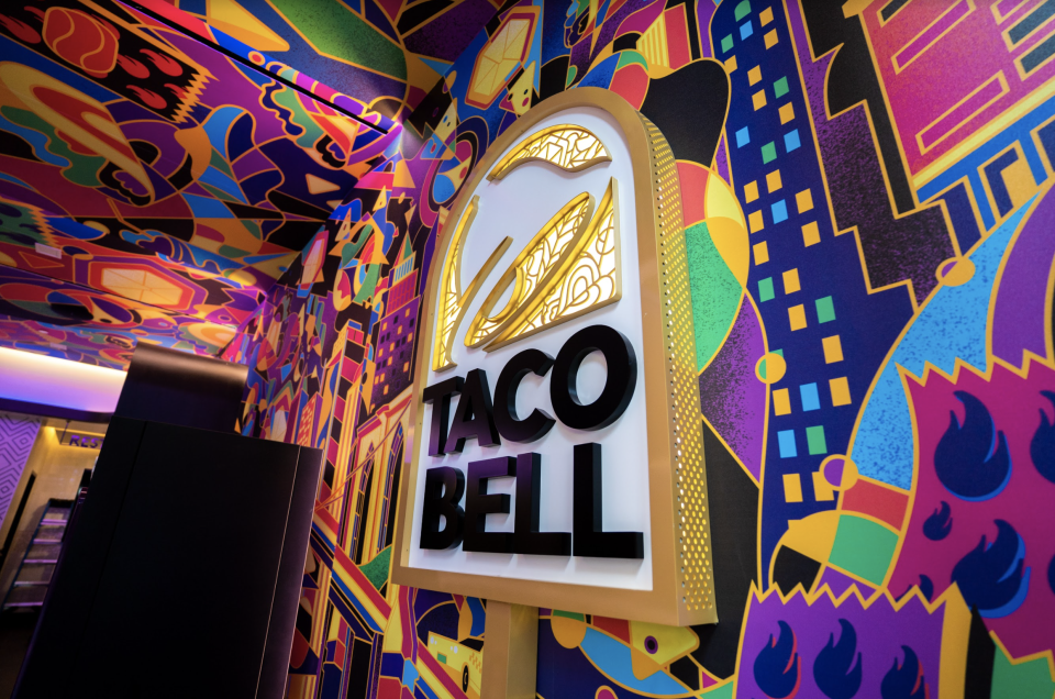 Taco Bell enters Times Square.