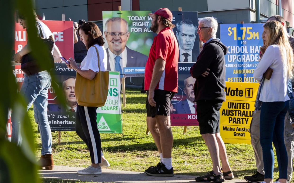 Support in Queensland put Mr Morrison's party over the top  - REUTERS